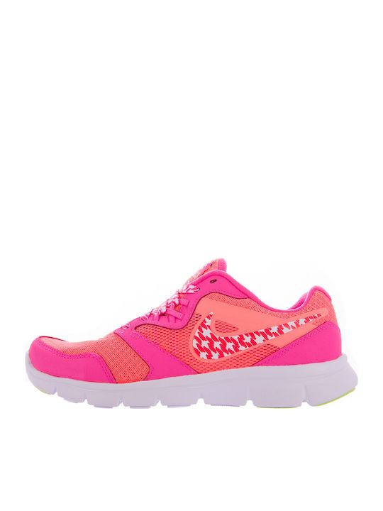 Flex Experience 3 Αθλητικά Παιδικά Παπούτσια Running με Κορδόνια Lava Glow / White / Pink Pow