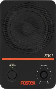 Fostex 6301NE Active Stage Monitor 20W with Woofer 4" 12x12x18.9cm.