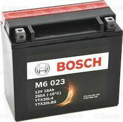 Bosch Μπαταρία Μοτοσυκλέτας M6023 με Χωρητικότητα 18Ah