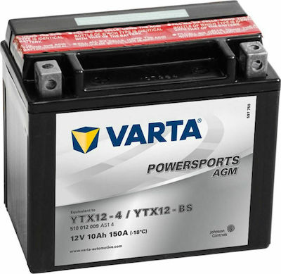 Varta Powersports AGM 10Ah (YTX12-4 / YTX12-BS)