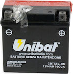 Unibat Μπαταρία Μοτοσυκλέτας CBTX5L-BS/YTX5L-BS με Χωρητικότητα 4Ah
