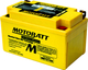 MotoBatt Motorradbatterie YTX7A-BS 140A mit Kapazität 8Ah