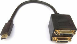 Aculine AD-042 HDMI male σε DVI-D 2x female
