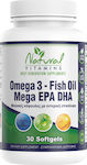 Natural Vitamins Fish Oil 30 softgels