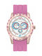 Decerto Watch with Pink Rubber Strap