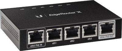 Ubiquiti EdgeRouter X Router cu 4 Porturi Gigabit Ethernet