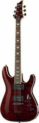 Schecter Omen Extreme-6 Електрическа Китара Stratocaster Черна Череша