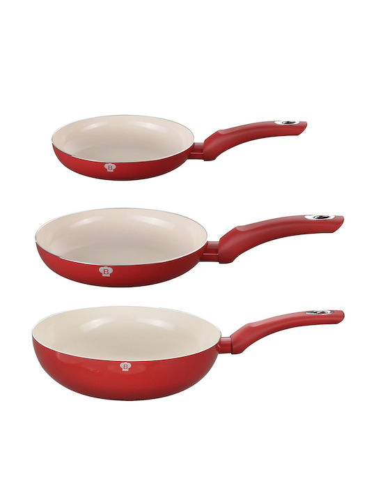 Blaumann Pans Set of with Non-stick Coating 3pcs