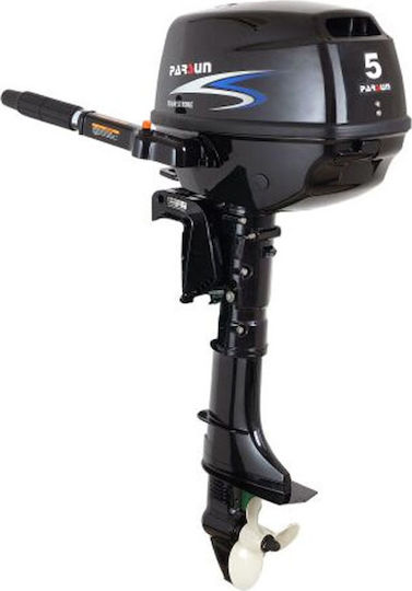 Parsun Long Neck Gasoline 4 Stroke Outboard Engine with 5hp Horsepower & 25.5lbs of Thrust