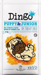 Dingonatura Dingo Puppy & Junior 0.5kg Trockenfutter für Welpen mit Mais, Huhn und Reis