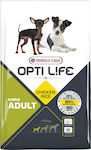 Versele Laga Opti Life Adult Mini 7.5kg Dry Food Grain & Gluten Free for Adult Dogs of Small Breeds with Chicken and Rice