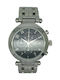 Dissoni Watch Chronograph Battery with Silver Metal Bracelet D168