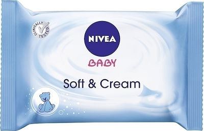 Nivea Soft & Cream Υποαλλεργικά Μωρομάντηλα 63τμχ