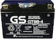 GS GEL Motorcycle Battery YT9B-BS 130A with Capacity 8Ah