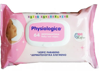 Gifrer Physiologica Baby Wipes 64pcs