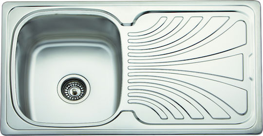 Boloco BL891 Drop-In Inox Μ86xΠ50cm Silver