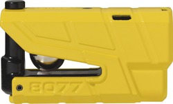 Abus Granit Detecto X Plus 8077 Κλειδαριά Δισκόφρενου Μοτοσυκλέτας με Συναγερμό & Πείρο 13.5mm Κίτρινο Χρώμα