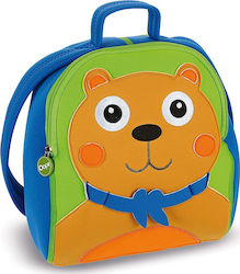 Oops All I Need Bear Σχολική Τσάντα Πλάτης Νηπιαγωγείου Πολύχρωμη Μ30 x Π16 x Υ30cm