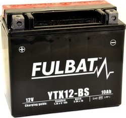Fulbat Motorradbatterie YTX12-BS mit Kapazität 10Ah Fulbat Motorradbatterie YTX12-BS mit Kapazität 10Ah