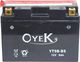 Oyek Motorradbatterie YT9B-BS mit Kapazität 8Ah