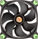 Thermaltake Riing 14 LED Green Ventilator Carcasă 140mm cu Iluminare Verde și Conexiune 3-Pin 1buc