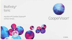 Cooper Vision Biofinity Toric 3 Μηνιαίοι Αστιγματικοί Φακοί Επαφής Σιλικόνης Υδρογέλης