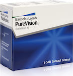 Bausch & Lomb PureVision 6 Monatlich Kontaktlinsen Silikon-Hydrogel