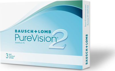 Bausch & Lomb PureVision 2HD 3 Μηνιαίοι Φακοί Επαφής Σιλικόνης Υδρογέλης