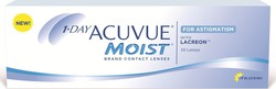 Acuvue 1-Day Moist for Astigmatism 30 Täglich Kontaktlinsen Hydrogel mit UV-Schutz