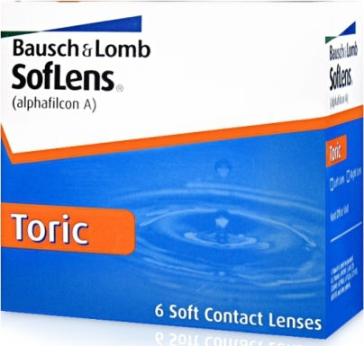 Bausch & Lomb SofLens Toric 6 Μηνιαίοι Αστιγματικοί Φακοί Επαφής Υδρογέλης