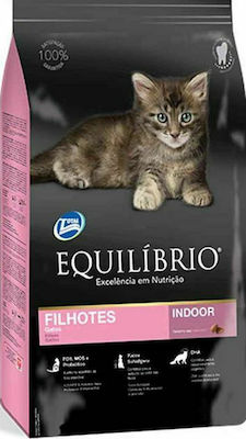 Equilibrio Kitten Indoor Ξηρά Τροφή για Ανήλικες Γάτες με Κοτόπουλο 2kg