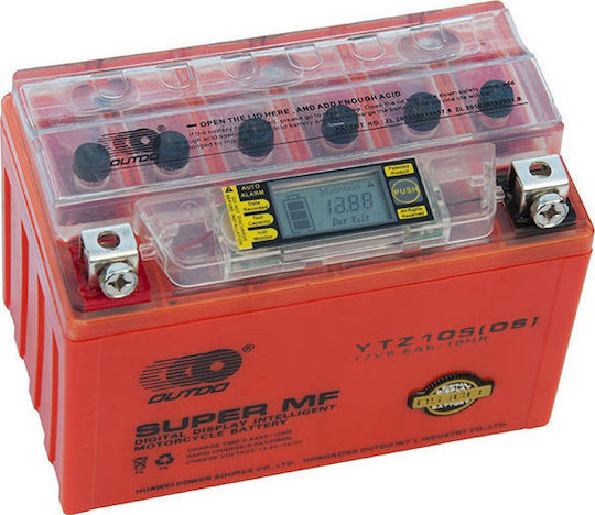 Outdo GEL Motorcycle Battery YTZ10S with Capacity 8.6Ah