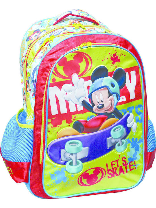 Gim Mickey Sports School Bag Backpack Elementary, Elementary Multicolored