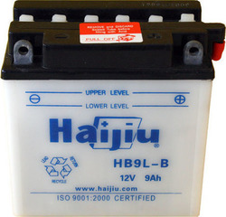 HaiJiu Μπαταρία Μοτοσυκλέτας HB9L-B/12N9-3B με Χωρητικότητα 9Ah
