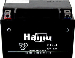 HaiJiu Gel GEL Motorcycle Battery YT9B-4 with Capacity 8Ah