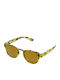 Police Men's Sunglasses with Multicolour Plastic Frame and Brown Lens S1945 GE9G