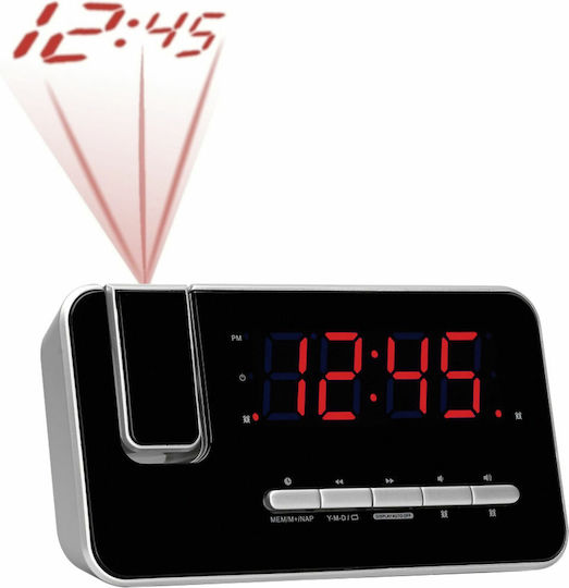 Denver CRP-618 Tischuhr Digital Kunststoff Schwarz CRP-618