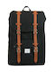 Herschel Little America Mid-Volume Υφασμάτινο Σακίδιο Πλάτης Μαύρο 17lt