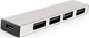 Ldnio Dl-H1 Hub 4 Θυρών USB 2.0 με σύνδεση USB-A Ασημί