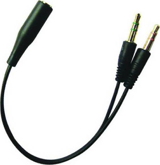 Sandberg 508-67 Konverter 3.5mm 2x männlich zu 3.5mm weiblich 1Stück