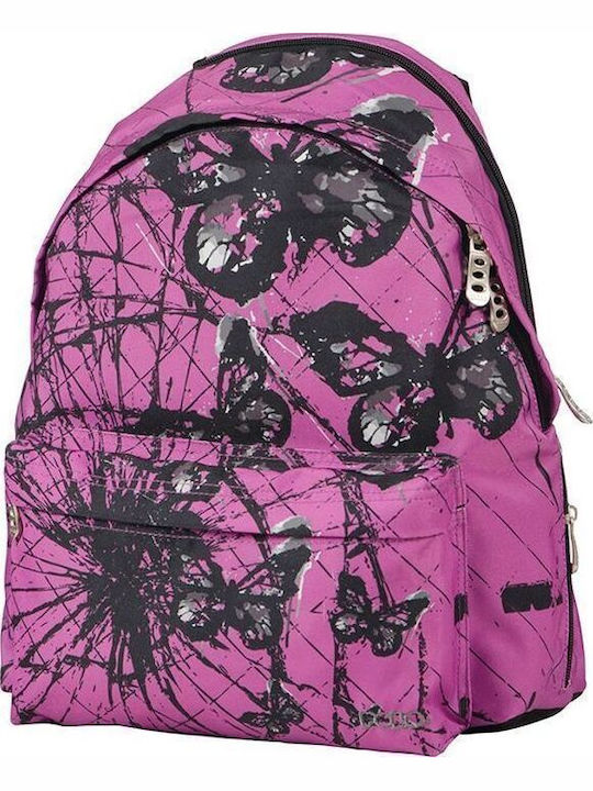 Polo School Bag Backpack Junior High-High School in Pink color