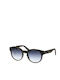 Italia Independent Men's Sunglasses with Gray Plastic Frame and Gray Gradient Lens 0909.BHS.071