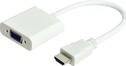 Real Safe CVT-125 HDMI male σε VGA female Real Safe CVT-125 HDMI male σε VGA female