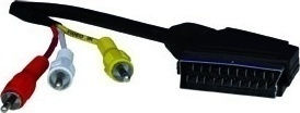 TrustWire Cable Scart male - Composite male 1.5m Black 12273