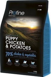 Profine Puppy 3kg Trockenfutter mit wenig Getreide für Welpen mit Huhn und Kartoffeln