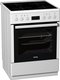 Korting KEC 67320 AW POP 67lt Stove with Ceramic Burners W60cm White