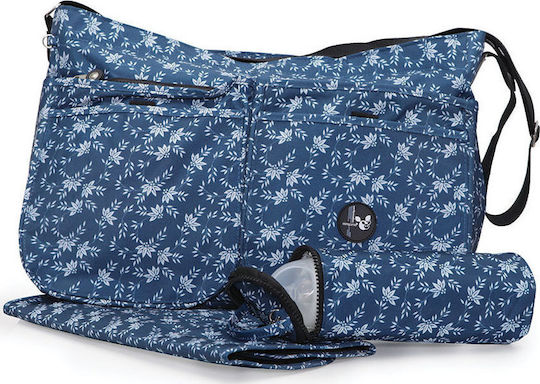 Cangaroo Shoulder/Hand Diaper Bag Melissa Blue