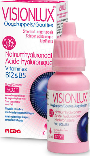 Novax Pharma Visionlux Dry Eye Drops with Hyaluronic Acid 10ml