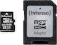 Intenso Professional microSDHC 32GB Clasa 10 U1 UHS-I cu adaptor