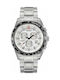 Swiss Military Hanowa Herrenuhr 43mm Chronograph Batterie mit Silber rostfreiem Stahlarmband
